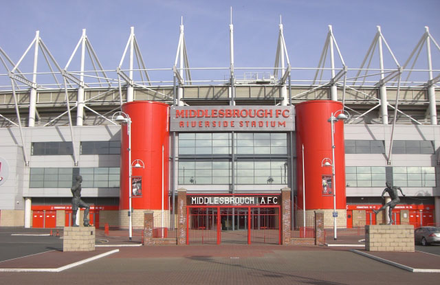 Resin flooring at the Riverside Stadium, Middlesbrough