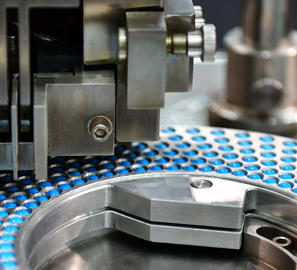 Pharmaceutical pill production line