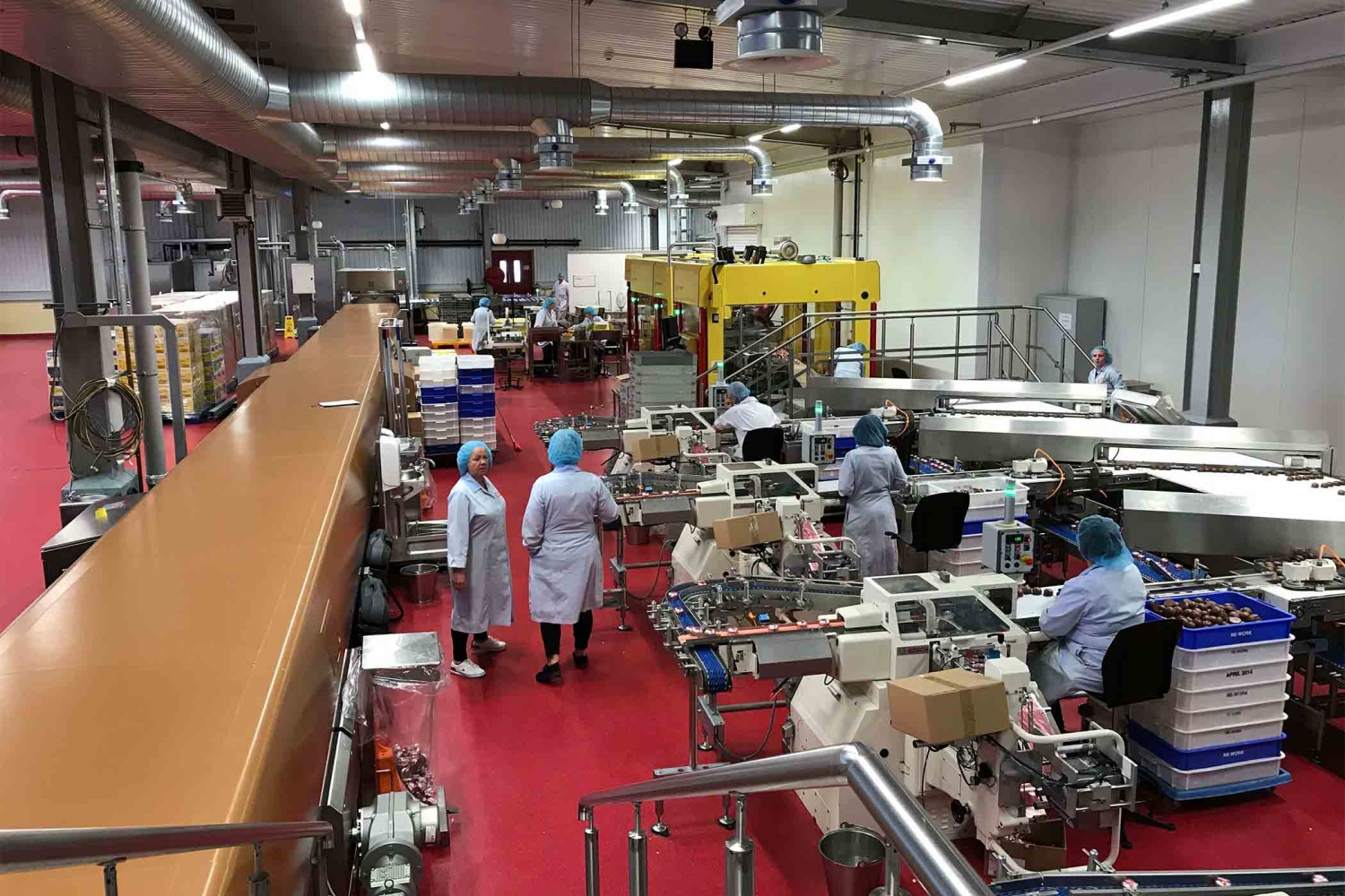 Acrylicon D&eacute;cor flooring in the Tunnock&rsquo;s factory
